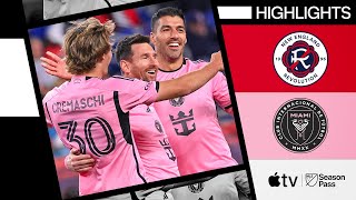 New England Revolution vs Inter Miami CF  Full Match Highlights  April 27 2024 [upl. by Iroak]