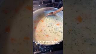 Let’s make Avgolemono 🍋🥣  Soup Series 1 healthy soupseason fallrecipe easyrecipe easydinner [upl. by Ezri]