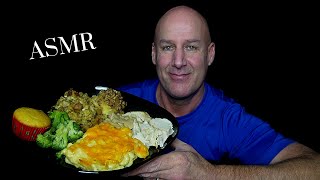 ASMR THANKSGIVING LEFTOVERS FEAST EATING SOUNDS SOFT SPOKEN [upl. by Pomfrey]