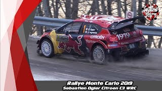 Sébastien Ogier  Citroën C3 WRC  Rallye Monte Carlo 2019  Aa26 Racing [upl. by Annovahs]