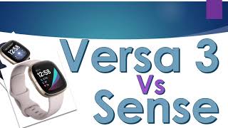 Fitbit Sense Vs Versa 3  Compared [upl. by Alah370]