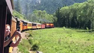 Durango amp Silverton Narrow Gauge Railroad 7102024 [upl. by Artek]