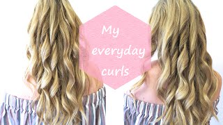 Hair tutorial My everyday curls with Remington Pro Curl [upl. by Orling]