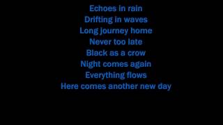 Enya  Echoes In Rain Lyrics Nightcore version HQ [upl. by Anelad]