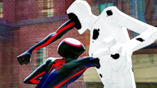 Miles vs Spot Fight Scene  SpiderMan Across the SpiderVerse [upl. by Shamus]