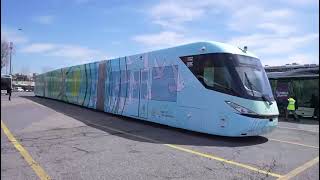 Electric MetrobusART Autonomous Rapid Transit Era Begins in Istanbul [upl. by Carrelli]