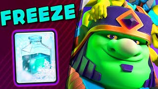 Close to lose my Hardest Matchups using Goblin Giant Freeze Deck [upl. by Aihcrop]