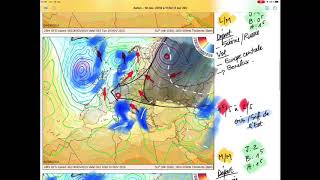 Prévisions de migration du 18 novembre 2019 [upl. by Yniffit]