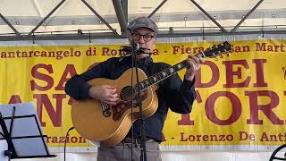 Valzer del Ruttino Federico Berti Live in Santarcangelo Guitar amp Harmonica Italian folk music [upl. by Ahsiri75]