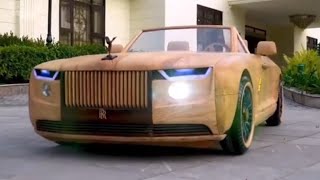 creating wooden car  Wood Carving  wood art trending viral trendingvideo woodenhub [upl. by Adnalue]