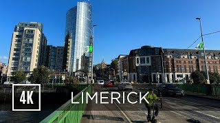 LIMERICK Virtual Tour by Walk in 4K HDR amp 3D Audio  Ireland 2023 [upl. by Dougald27]