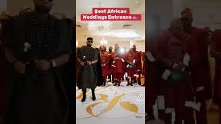 Best African Wedding Entrance couplegoals africanwedding wedding love [upl. by Noval]