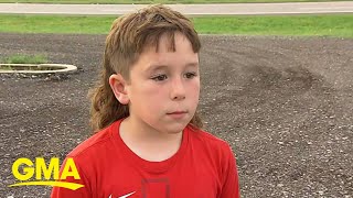 9yearold hero saves parents during tornado [upl. by Mahsih]