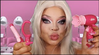 ASMR Barbie Does Your Hair [upl. by Bianca]