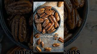 Easy Candied Pecan Recipe Shorts [upl. by Tierza]