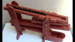 Amish Marble Run Automaton by BANOFALK of OTLEY [upl. by Ormsby]