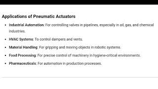 What is a Pneumatic Actuator❓❓ [upl. by Clover]