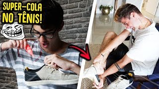 PASSEI SUPER COLA NO TÊNIS DO REZENDE  TROLLANDO REZENDE  REZENDE EVIL [upl. by Ahseuqram495]