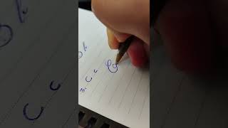 Copperplate calligraphy tutorial letter Cc copperplate calligraphy [upl. by Yemrots]