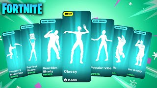 ALL ICON SERIES DANCES amp EMOTES IN FORTNITE [upl. by Damour]