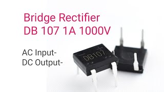 DB107 Rectifier 1A 1000V [upl. by Llenwahs771]