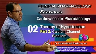 Cardiovascular Pharmacology Ar  02  Calcium channel blockers [upl. by Ylrebnik]