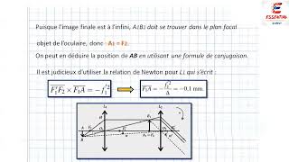 Prépas  MP1 PC1 PT1  Optique Géométrique  Le microscope [upl. by Nabroc665]