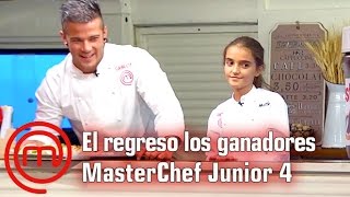 El regreso de Carlos y los ganadores de MCJ  Masterchef Junior 4  Programa 1 [upl. by Nnyla]