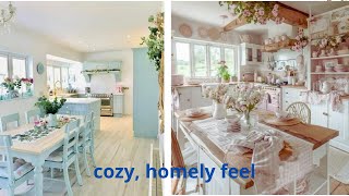 how to create a cosy kitchen with Shabby Chic decor [upl. by Spancake700]