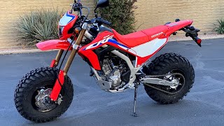 HONDA CRF300L Big Wheel  Modern Fat Cat [upl. by Nairrod416]