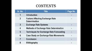 quotExchange Rate DeterminationMethods and Techniquesquot Project of Economics ClassXII AHSECCBSE202425 [upl. by Ahsieuqal632]