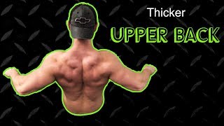 Intense Thicker Upper Back Finisher Workout Routine  Anabolic Superset [upl. by Irrej]