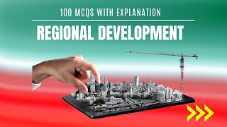 Regional Development MCQs for UPSC with explanation [upl. by Mapel52]