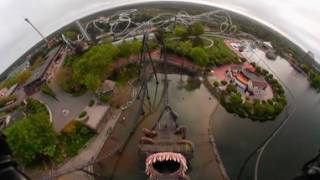 360° Video KRAKE Heide Park Resort [upl. by Annaihr]