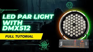 BSM Dmx 512 Led Par Light Programming II बीएसएम डीएमएक्स 512 एलईडी पार लाइट प्रोग्रामिंग [upl. by Akins32]