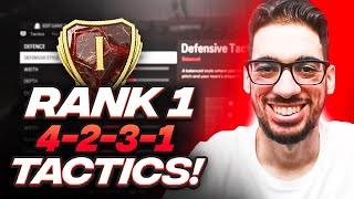 BEFORE PATCH THE BEST RANK 1 META 4231 FORMATION amp CUSTOM TACTICS FOR FC 24 ULTIMATE TEAM [upl. by Notled396]