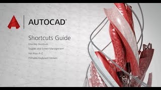 AutoCAD Onekey Shortcut Guide  AutoCAD Shortcuts Guide  AutoCAD Shortcut Key [upl. by Vasos]