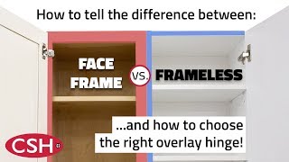 How to choose the right overlay hinge for your cabinets [upl. by Kassab]