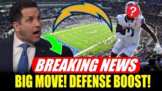 🔥BREAKING MINUTE CHARGERS SURPRISE WITH NEW DEFENSIVE ADDITION TO BOOST DEPTH 🔥CHARGER NEWS [upl. by Belinda]