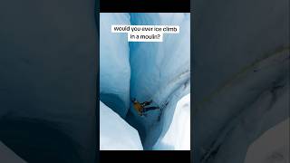 moulin ice climbing alaska glaciericeclimbing glacier iceclimbing iceclimbers [upl. by Yblek958]