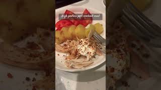 Post workout meal postworkout sweet short healthyfood salad youtubeshorts trend highprotien [upl. by Yle419]