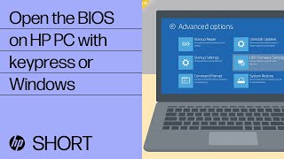 How to open the BIOS on your HP computer  HP Support [upl. by Eidod206]