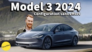 Tesla Model 3 2024  Configuration sans effort [upl. by Junna]