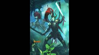 Character Spotlight Drazhar the Living Sword warhammer40k drukhari xenos lore spotlight [upl. by Marashio]