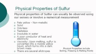 Sulfur [upl. by Bartolomeo]