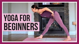 30 min Beginner Yoga  Flexibility Strength amp Balance [upl. by Bernetta]