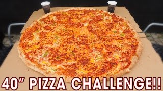 SCOTLANDS BIGGEST 40quot PIZZA CHALLENGE [upl. by Juetta]