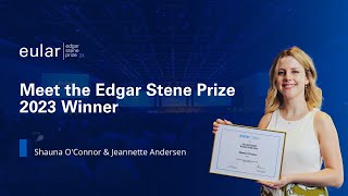 Interview with Shauna OConnor  Edgar Stene Prize Winner 2023 at EULAR Congress 2023 [upl. by Turne]