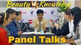 Panel Talks  Ground Discussion Debate  Beauty Vs knowledge  GD  Spoken English class in Lucknow [upl. by Pudens1]