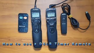 How to use a DSLR Timer Remote [upl. by Livingston50]